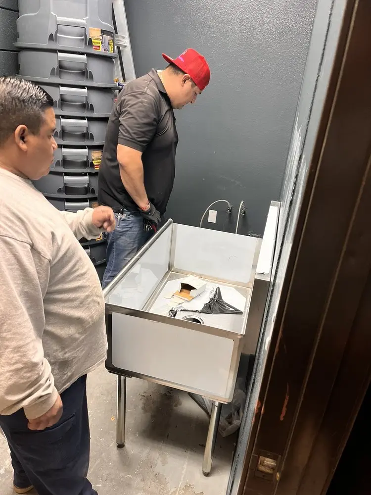 Commercial plumbing and sink installation in Philadelphia